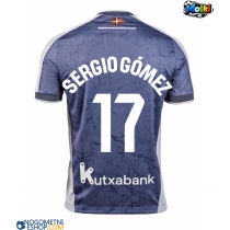 Moški Nogometni dresi Real Sociedad Sergio Gomez #17 Gostujoči 2025-26 Kratek Rokav